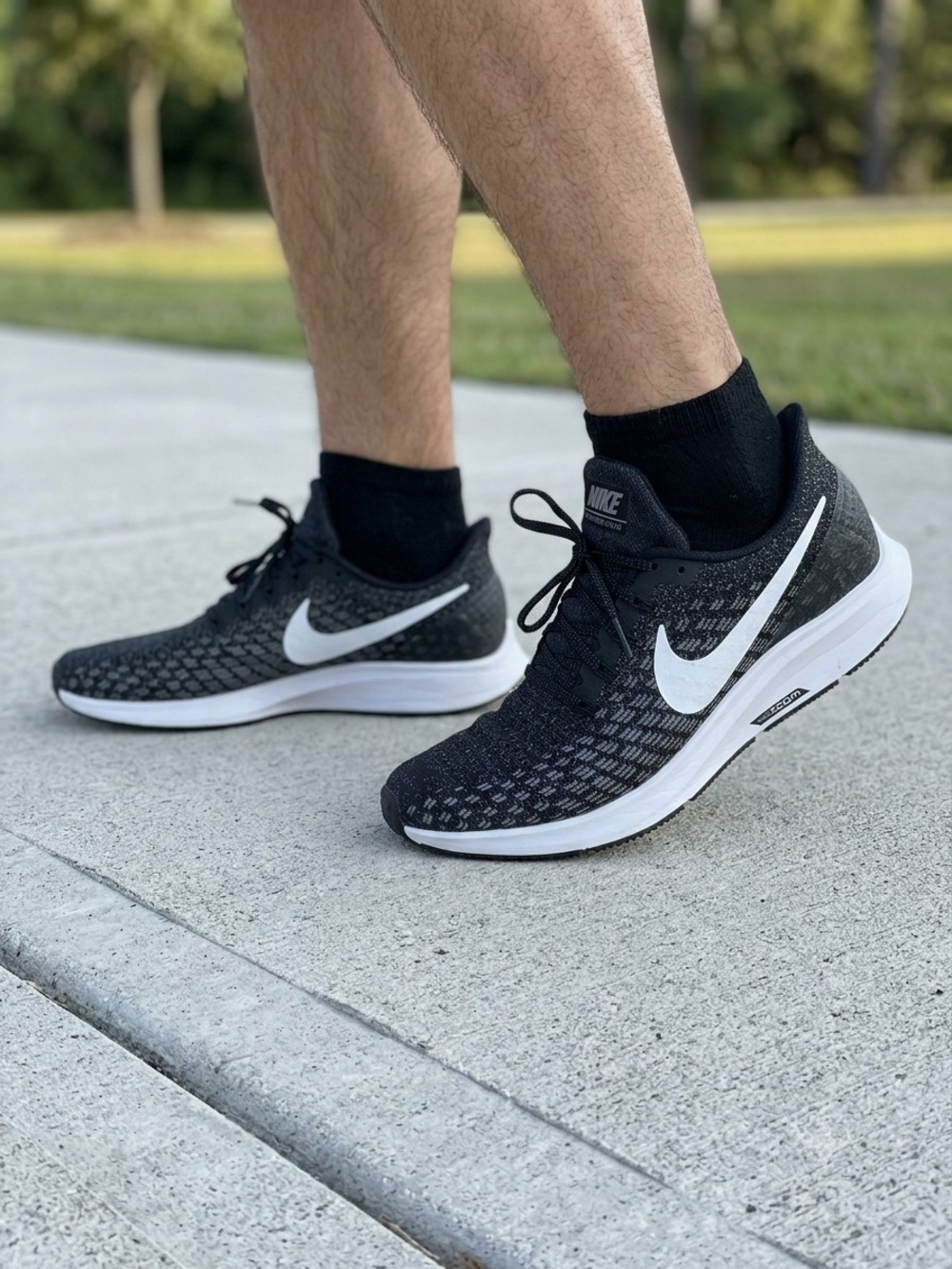 Nikezoom Pegasus 35 Men’s Black Low-Cut Athletic Socks
